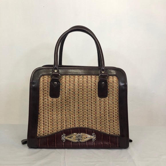 Marla Straw Pockets Galore Handbag Purse - Picture 8 of 8